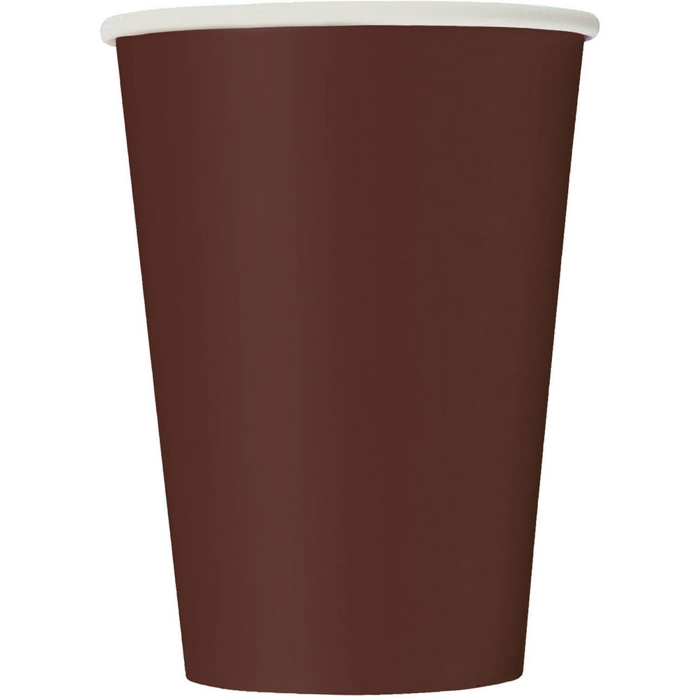 12oz Paper Cups, Brown, 10ct