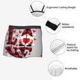 thumbnail image 5 of Rateoe Buffalo Plaid Love And Gnome Mens Boxer Briefs Poly Spandex Performance Boxer Briefs Underwear Hem Boxer Briefs - Small, 5 of 8