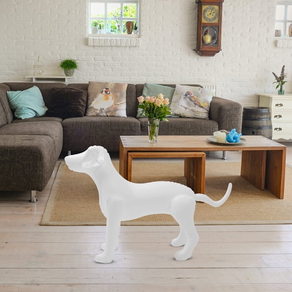 MIPCASE Set of 2 Realistic Dog Mannequin PVC Models for Pet Store Display or Home Decoration