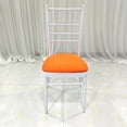 thumbnail image 2 of 2pcs Stretch Spandex Chair Seat Slipcover and Backrest Cover, Washable Chair Slipcovers fit for Office Computer Chairs, Dining Room Chairs, Bar Wedding Party Decor Orange, 2 of 8