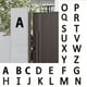 thumbnail image 1 of Letras numéricas de arte en 3D de hierro con tornillos para la decoración de la tienda de jardinería, 1 of 6