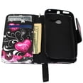 thumbnail image 4 of Pixi Eclipse Case, Alcatel OneTouch Pixi Eclipse Wallet Case, SOGA [Pocketbook Series] PU Leather Magnetic Flip Design Wallet Case for Alcatel One Touch Pixi Eclipse (A462C) - Black Butterfly Heart, 4 of 4