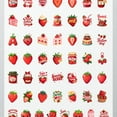 thumbnail image 4 of 35pcs-50pcs Cute Stickers Kids Stickers Strawberry Stickers Jam Stickers DIY Stickers for Suitcase Fridge, 4 of 9