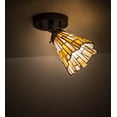 thumbnail image 7 of Meyda Tiffany 179065 Delta 5" Wide Semi-Flush Ceiling Fixture - MultiColor, 7 of 7