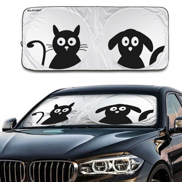 IClover Auto Car Jumbo Sunshade Foldable Windshield Sun Shade Visor