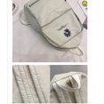 thumbnail image 3 of Small Daisy Canvas Bag Youth Middle School Student Backpack Green, 3 of 4