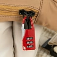 AntiTheft Mini 3 Digit Combination Password Padlock Outdoor Travel