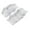 Silver, variant on Rupoun 50PCS Drawstring Sheer Mesh Bag Exquisite Star Pattern Transparent Gift Bags for Wedding Party - Light Green (4.5 x 3.3 inches / 11.4 x 8.4 cm)