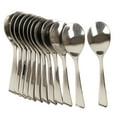 thumbnail image 2 of Trifri Stainless Steel Spoons Dishwasher Safe Long Handle Teaspoon Cutlery Set Of 12 Flatware Dessert Spoons For Dining Table Dcor, 2 of 6