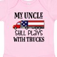thumbnail image 4 of Inktastic My Uncle Still Plays with Trucks Boys or Girls Baby Bodysuit, 4 of 5