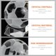 thumbnail image 5 of BRIGHTFUFU Adorno de fútbol de cristal Balón de fútbol de cristal Balón de fútbol de cristal transparente con soporte, 5 of 8