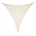 thumbnail image 2 of Toldo triangular para sombra de sol, resistente al agua, 90% bloque UV, vela triangular para patio, jardín, patio trasero, blanco leche, 2 of 10