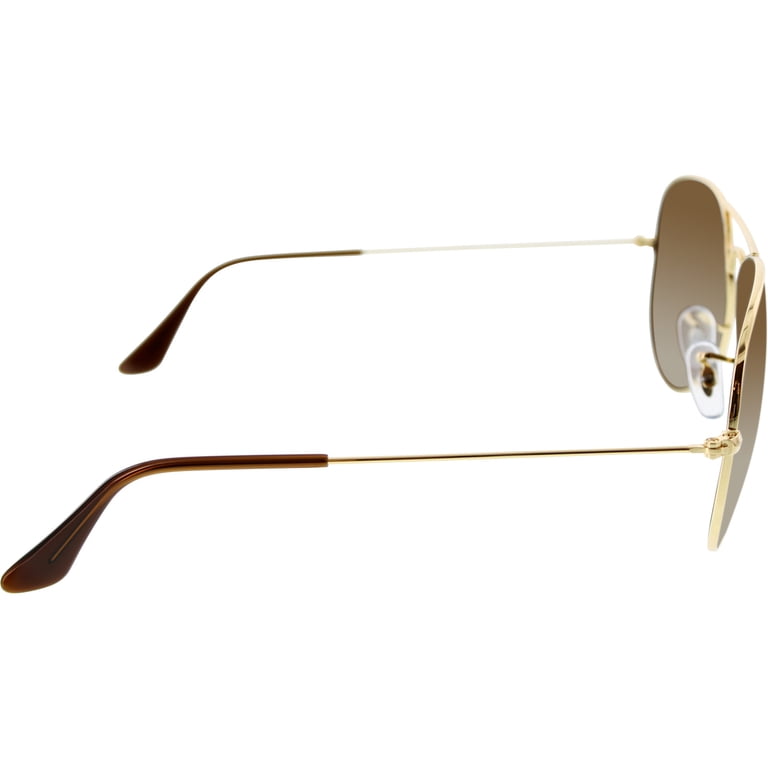 Ray Ban Aviator Classic RB 3025 112/m2 Gold Sunglasses Brown Polarized 58mm Ray-Ban RB3025 Aviator Gradient M (55 - 14) with Brown  main image 4