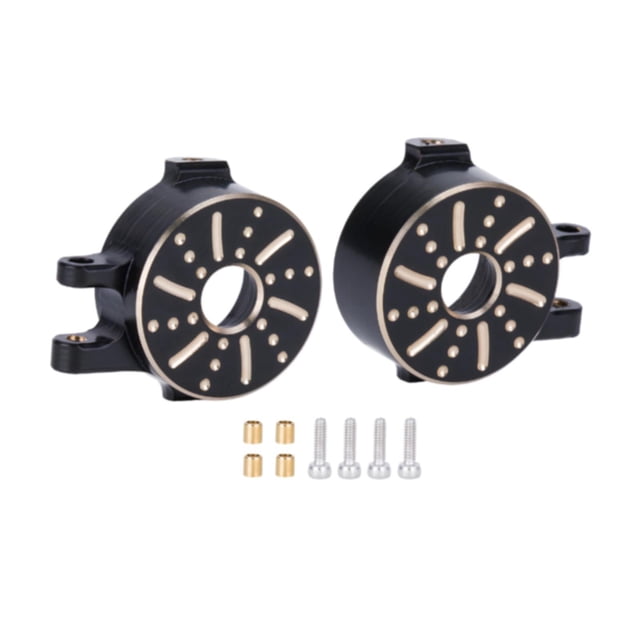 Nudillos de dirección de latón para reemplazo de vehículo de simulación de mantenimiento de orugas RC 1:32, elegante, de rendimiento, resistente