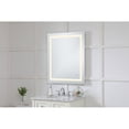 thumbnail image 4 of Helios 30in x 36in Hardwired LED mirror with touch sensor and color changing temperature 3000K/4200K/6400K, 4 of 5