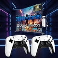 thumbnail image 3 of Retro Wireless Gaming Console 2025 New Edition Built-in 128GB storage Features 23 emulators supporting 20,000+ games Includes dual 2.4GHz wireless controllers 4K HDMI TV gaming stick—plug and play, 3 of 8