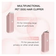 thumbnail image 2 of Dog Cat Home Hair Waterproof Clipper Portable Electric USB Rechargeable Pet Grooming Tools Low Noise ,Cordless Using, 2 of 5