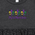 thumbnail image 4 of Inktastic My 1st Mardi Gras Fleur De Lis Girls Baby Dress, 4 of 5