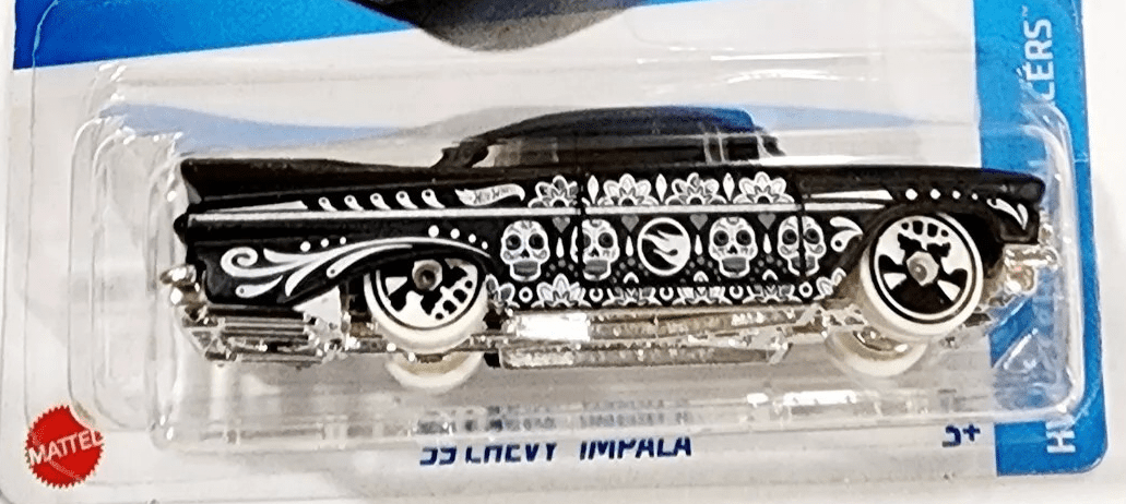 Hot Wheels 59 Chevy Impala Black, Treasure Hunt HW Celebration