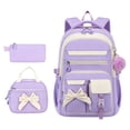 thumbnail image 6 of jiaxiM School Backpacks for Ages 5th 6th 8th 10th - Casual 3 In 1 Daypack Set With Lunch Tote School Bag for Primary School, Middle Elementary, High School, Park, Travel, Outdoor Recreation, 6 of 6