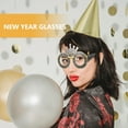 thumbnail image 6 of Raindrops Glitter Party Glasses for Adults New Year's Eve Celebration Eyewear Assorted Colors 1 Set Back to School, 6 of 6