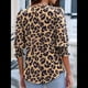 thumbnail image 4 of Blusas para Mujer, Elegantes, Informales, de 3/4 y Puños Fruncidos. Estampado de Leopardo M, 4 of 9