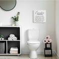 thumbnail image 3 of Laundry Prayer Phrase Bathroom Housework Humor Religious Gallery-Wrapped Canvas Print Wall Art, 17x17, 3 of 5