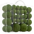 thumbnail image 2 of Feltree 46 Pcs Flocked Velvet Christmas Ball Ornaments for Christmas Tree Decor with Metal Hanger, Durable and Versatile Holiday Decoration, 2 of 7