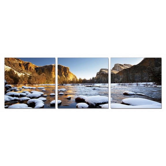 24" Canvas 3 Panels Color Photo