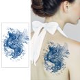 thumbnail image 1 of Cuadros Decorativos 8pcs Cool Tattoos Semipermanente Animal Tattoos Sticker Impermeable para Hombres Mujeres Wdftyju embutido en tela, 1 of 3