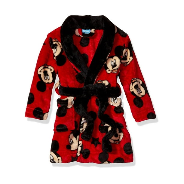 Disney Mickey Mouse Boys Fleece Bathrobe Robe (Toddler) 21MK308ERD