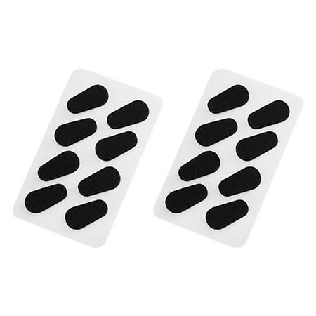 

JPGIF Hot Sales 8 Pairs Black Rubber Sunglasses Anti Indentation Nose Drag Anti Eye Nose Pad