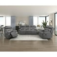thumbnail image 5 of Lexicon Laconia Leather Reclining Chair in Dark gray, 5 of 5