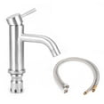 thumbnail image 2 of Grifo monomando, grifo de acero inoxidable G1/2 Grifo de agua fría y caliente Grifo de acero inoxidable Rendimiento confiable, 2 of 8