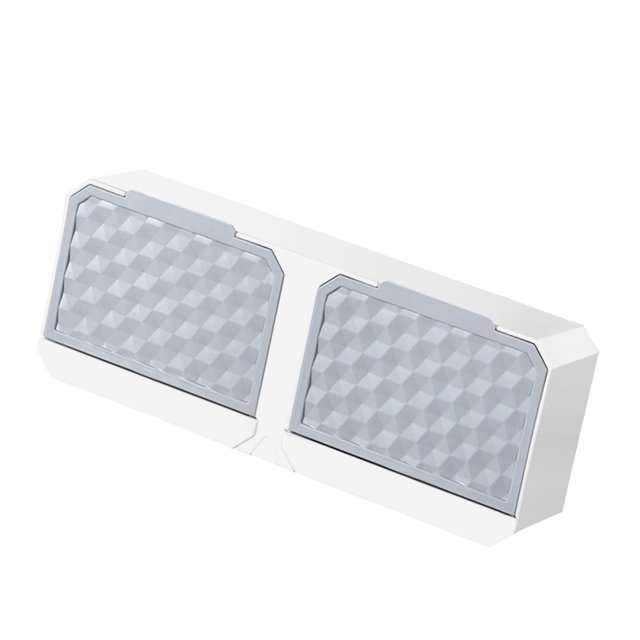 Inteprter Nueva caja de jabón de esponja con tapa Estuche de almacenamiento de drenaje montado en la pared Organizador de para baño de cocina Juegos de accesorios de baño 2 Gitter grau Inteprter HA003968-04