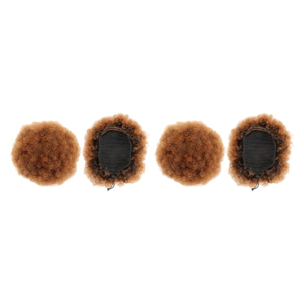 Qarigey Extensión de moño afro hermosa y manejable de fibra para cabello natural para mujeres a la moda Q9 1BT30 Q9 1BT30 2Conjunto