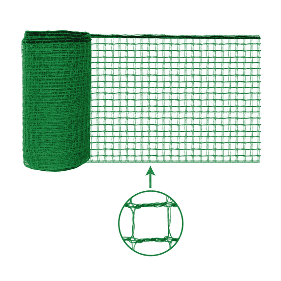 YXR Eden Plastic Fencing 4FT x 50FT, Deer Fence for Garden, Temporary Fence for Backyard, Safety Fence, HDPE Plastic Fence for Garden, Poultry Fence, Construction Fence（Green）