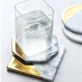 thumbnail image 4 of 4PCS Drink Coaster Creative Marble Elegant Decorative Cup Placemat Table Cup Pad, 4 of 9