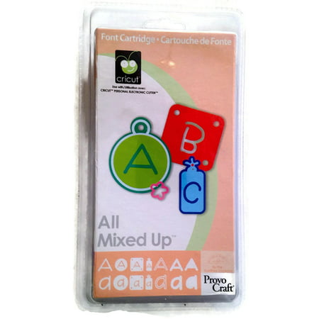 Cartidge, All Mixed Up, Font cartridge for use with all Cricut machines By Cricut from (Best Cricut Font For Monograms)