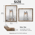 thumbnail image 3 of Young Poong 18 x 24 Solid Wood Picture Frame, Gallery Wall Poster Frames, Brown, 3 of 12