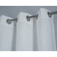 thumbnail image 2 of Olivia Gray Bayside Textured Jacquard Curtain Panel Pair - Set of 2 - 38x84", White, 2 of 5