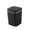 Black, variant on Grey 1Pc 5.3X5.3X6.9In Desktop Trash Can Slow Drop Lid Small Office Bin Wastebasket Dormitory Bedside