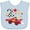 AE-Light Blue, variant on Inktastic Happy 2nd Birthday Red Racing Car Boys or Girls Baby Bib