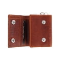 thumbnail image 3 of CTM  RFID Trifold Leather Biker Wallet with Silver Chain (Men), 3 of 6