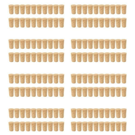 

160Pcs/Lot Natural Wood Corks Wine Stopper Wood Stopper Cone Type Wine Corks Plug Sealing Cap