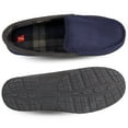 thumbnail image 6 of Hanes Men's Moccasin Slipper House Shoe With Indoor Outdoor Memory Foam Sole Fresh Iq Odor Protection, 6 of 9