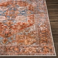 thumbnail image 6 of Mark&Day Washable Rugs, 5x7 St Johns Traditional Burnt Orange Area Rug, Pink Orange Blue Carpet for Living Room, Bedroom or Kitchen (5' x 7'6", Machine Washable), 6 of 10