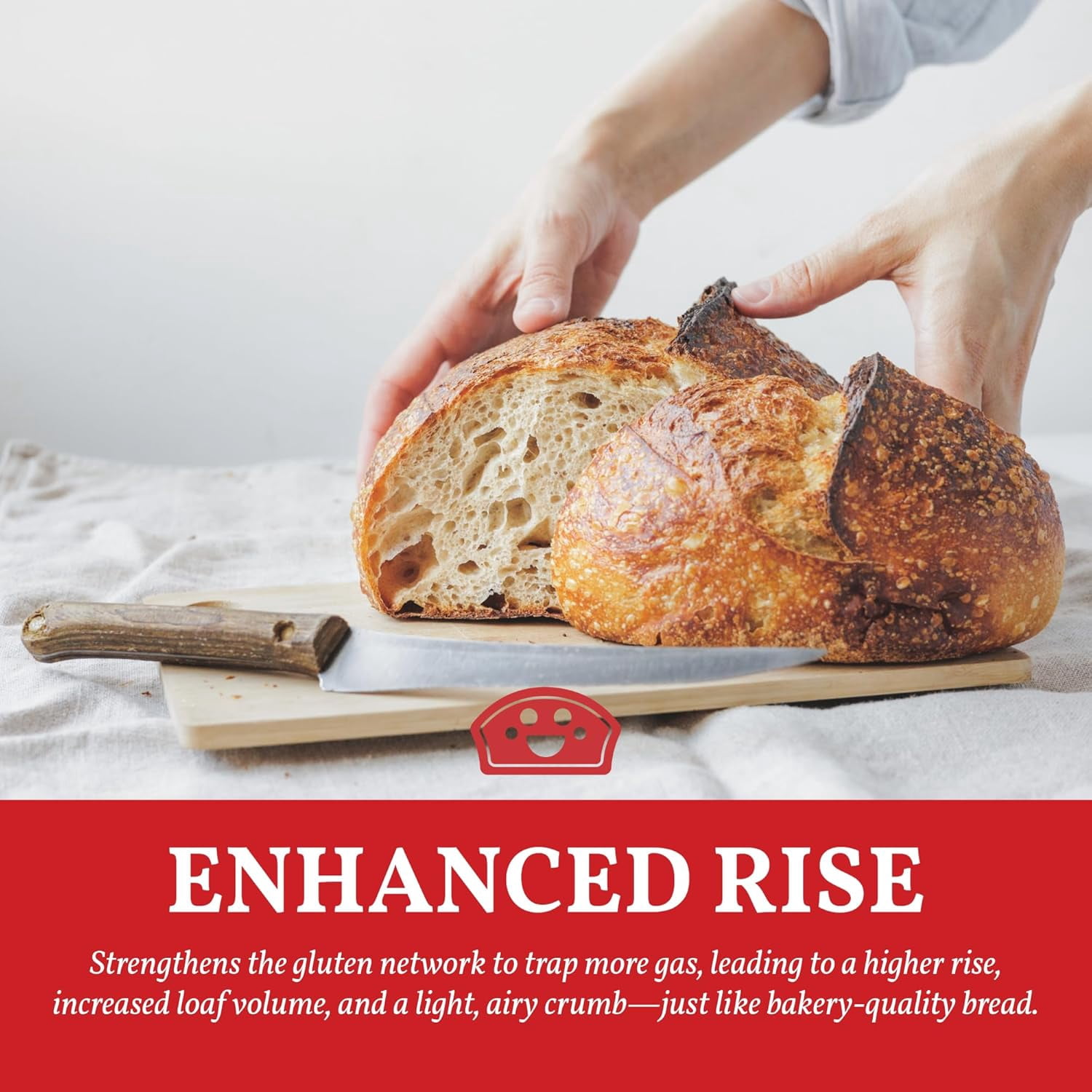 Bakers Club Artisan Dough Conditioner – Bread Improver & Baking Enhancer for Better Texture, Volume & Shelf Life – Sourdough, Pizza Crust, Bagels, Muffins, Cakes, Cookies & Enhances Any Flour 10o