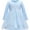 Snowflake blue, variant on WIBACKER 1-6Y Girls Snow Princess Costumes Dresses with Cape Kids Fancy Dress Up for Halloween Party Cosplay Christmas - 1PCS