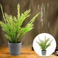 thumbnail image 4 of 1 pieza de adorno de planta de helecho de simulación creativa decoración de bonsái en maceta fresca, 4 of 5
